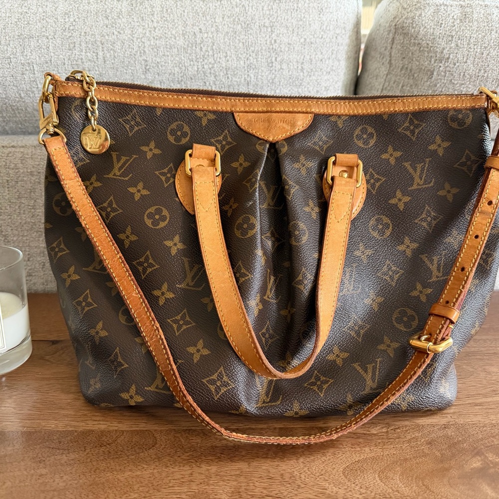 Louis Vuitton Palmero PM Classic Brown Monogram Bag cross body with strap